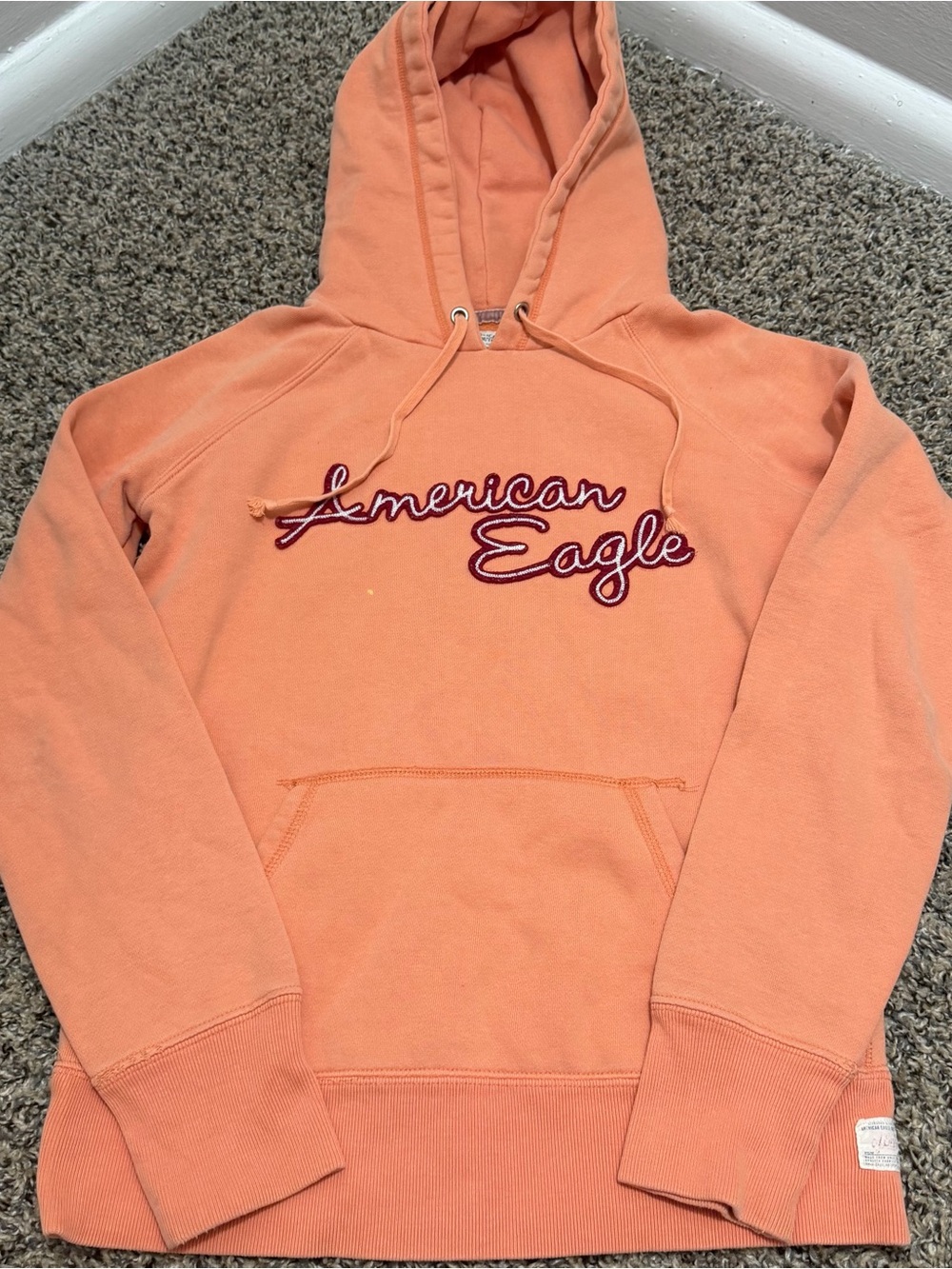 Y2K American Eagle Outfitters Peach Hoodie